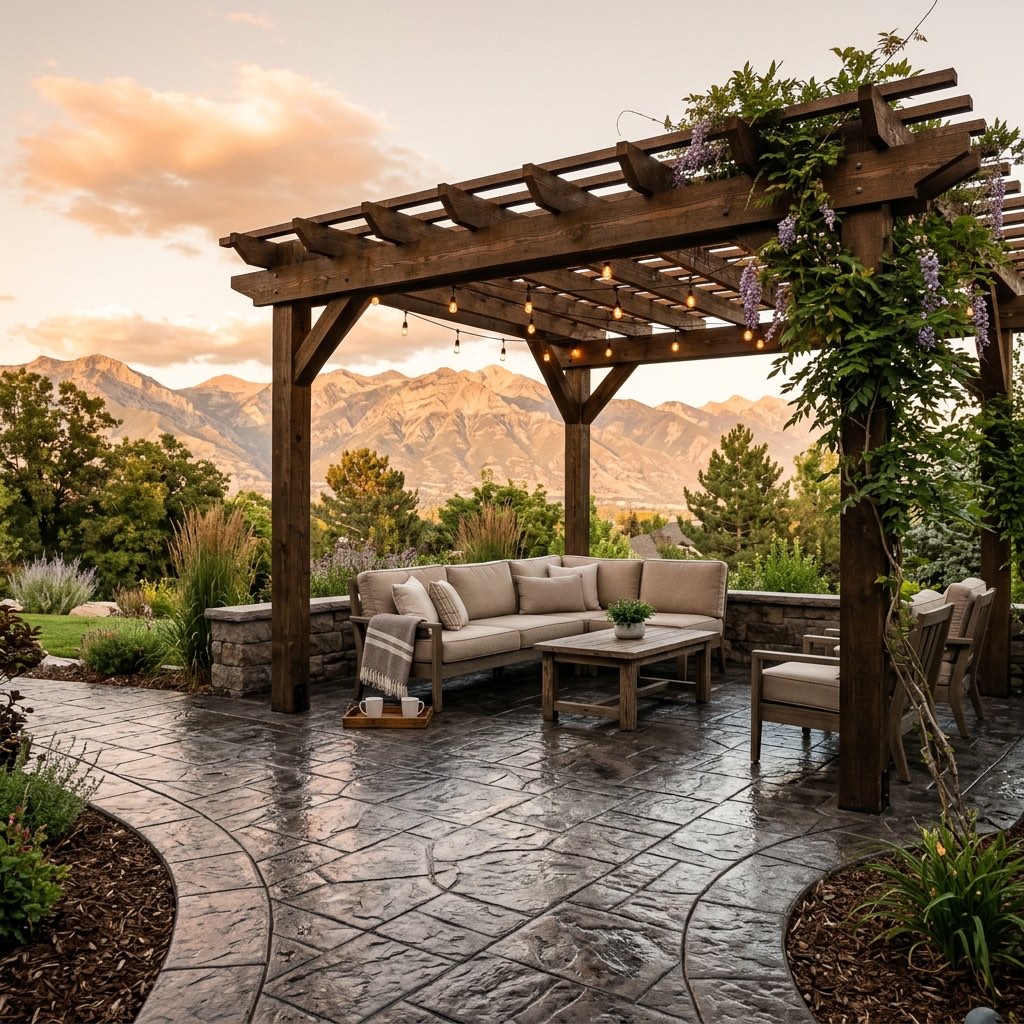 A signature finished space at golden hour